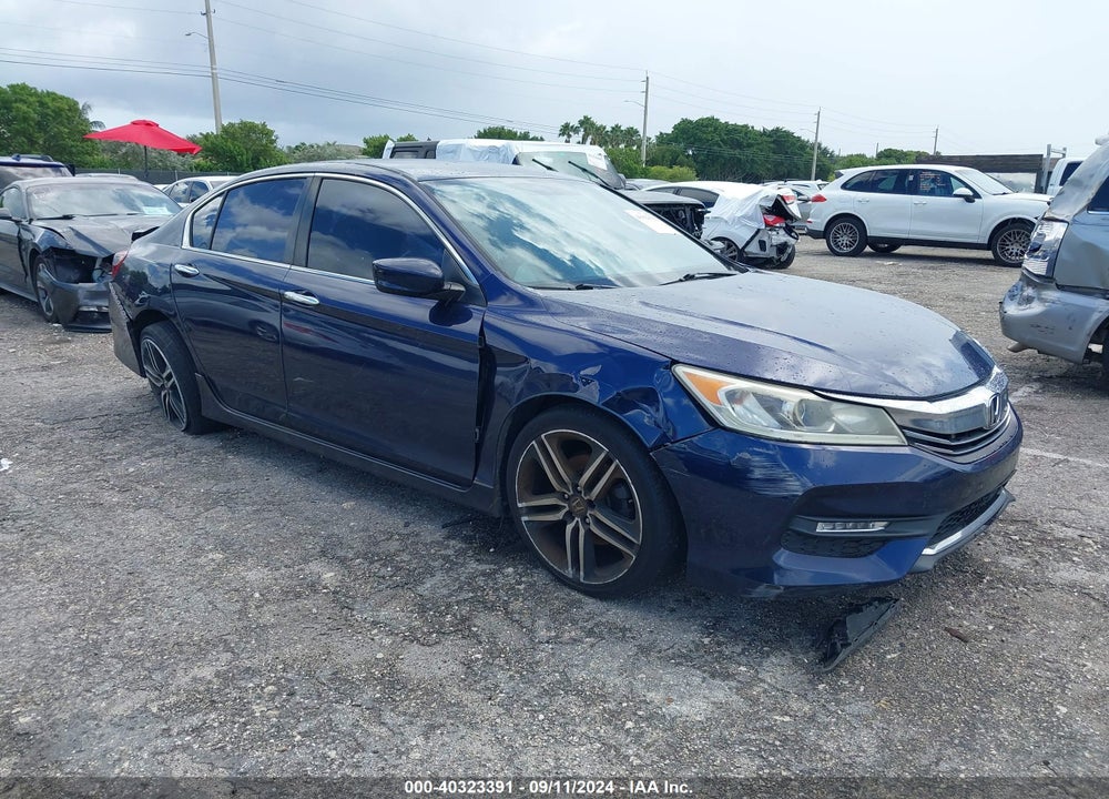 2016 HONDA ACCORD SPORT VIN: 1HGCR2F52GA121734