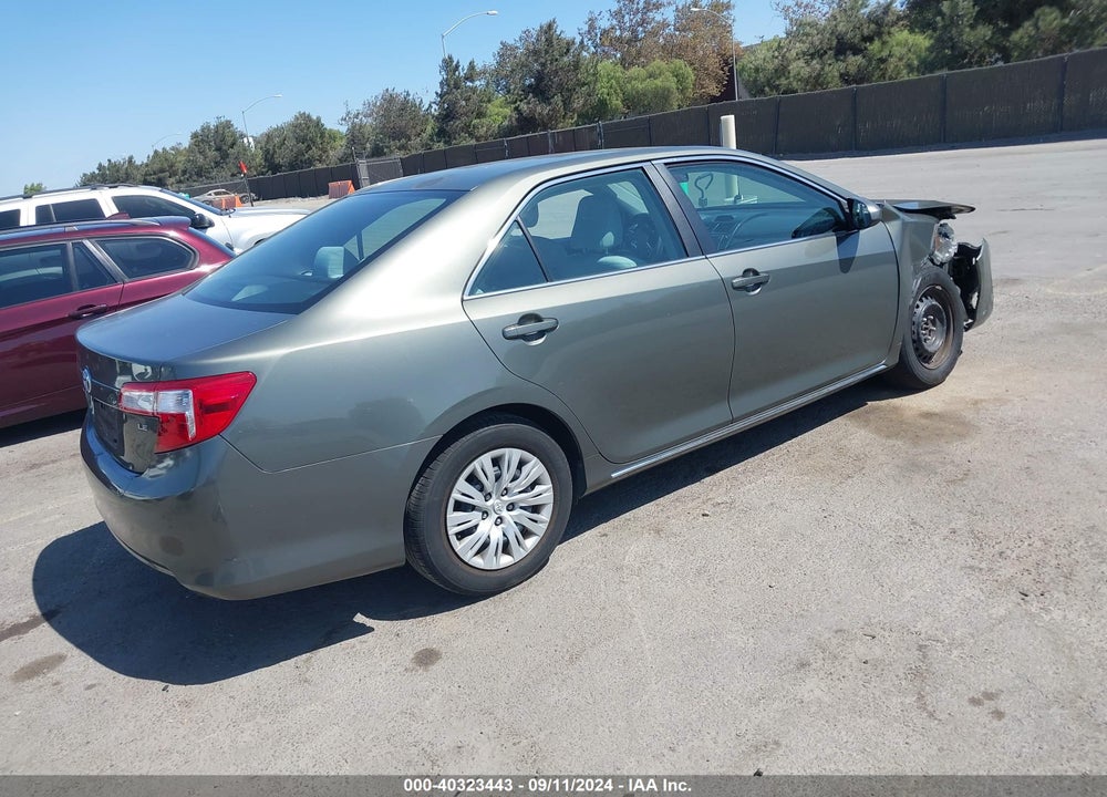 2013 TOYOTA CAMRY LE VIN: 4T1BF1FK4DU709417