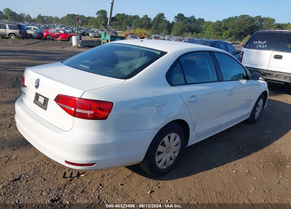 2015 VOLKSWAGEN JETTA 2.0L S VIN: 3VW2K7AJ0FM347852