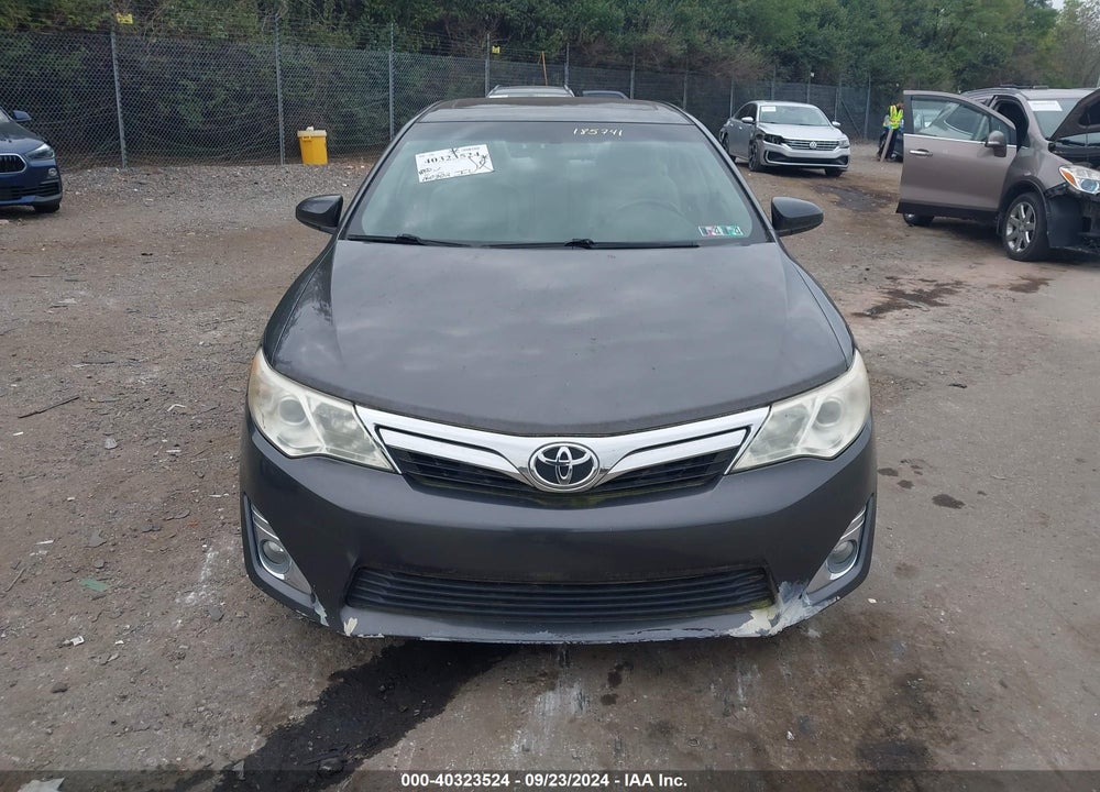 2012 TOYOTA CAMRY XLE VIN: 4T4BF1FK4CR185741