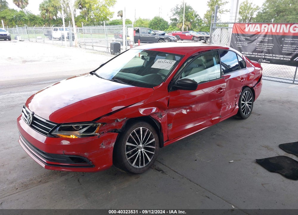 2016 VOLKSWAGEN JETTA 1.8T SPORT VIN: 3VWD17AJ2GM403464