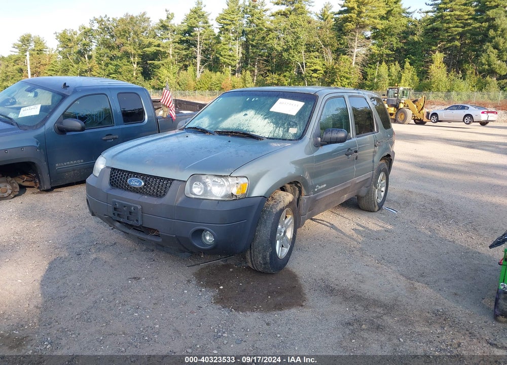 2006 FORD ESCAPE HYBRID VIN: 1FMCU96HX6KB11831