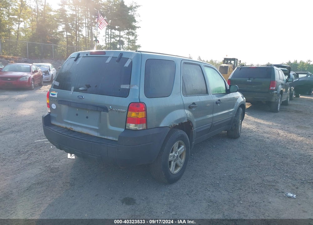2006 FORD ESCAPE HYBRID VIN: 1FMCU96HX6KB11831