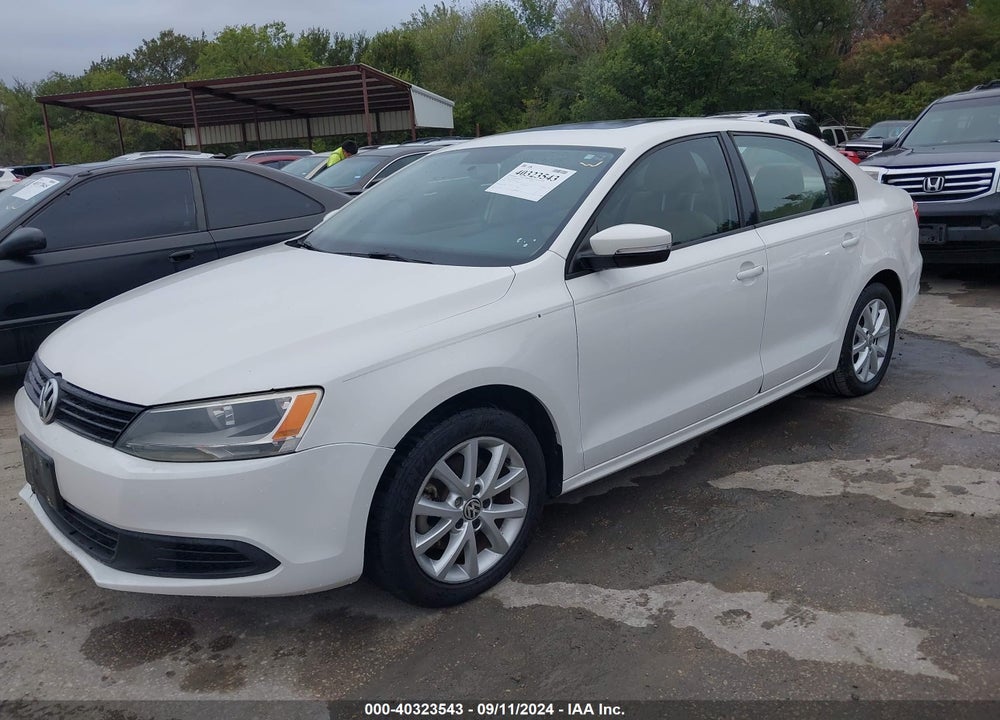 2012 VOLKSWAGEN JETTA 2.5L SE VIN: 3VWDX7AJ9CM422215