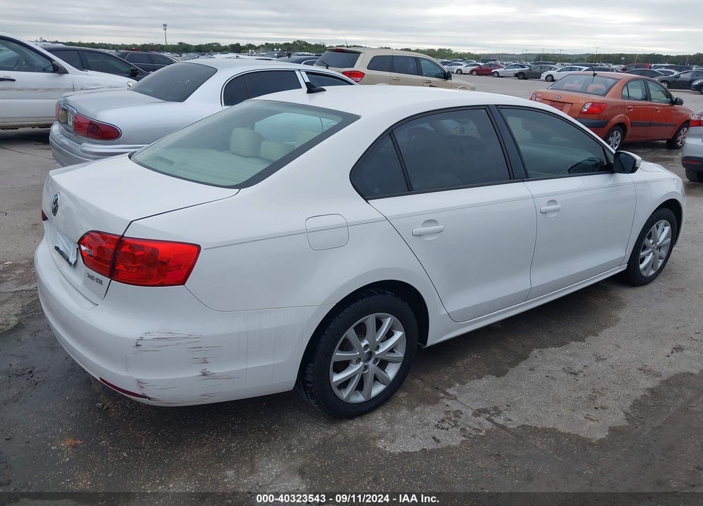 2012 VOLKSWAGEN JETTA 2.5L SE VIN: 3VWDX7AJ9CM422215