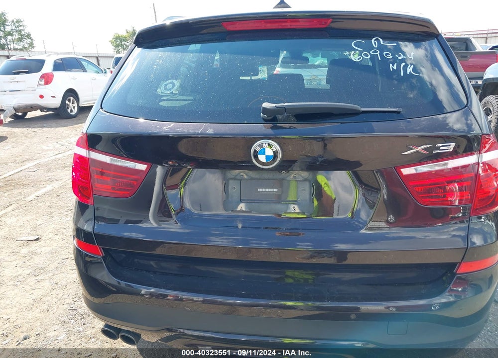 2015 BMW X3 XDRIVE28I VIN: 5UXWX9C59F0D60489