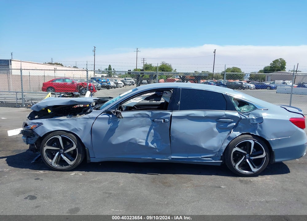 2022 HONDA ACCORD SPORT VIN: 1HGCV1F38NA020666