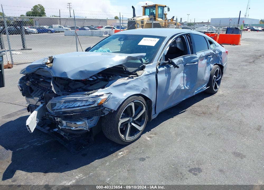 2022 HONDA ACCORD SPORT VIN: 1HGCV1F38NA020666