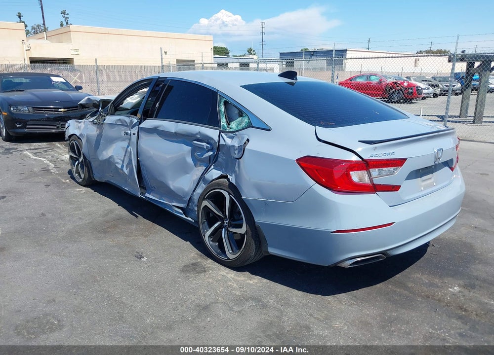 2022 HONDA ACCORD SPORT VIN: 1HGCV1F38NA020666