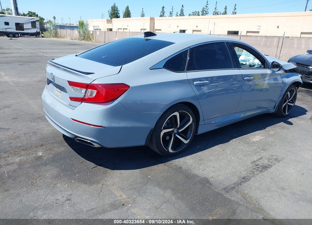 2022 HONDA ACCORD SPORT VIN: 1HGCV1F38NA020666