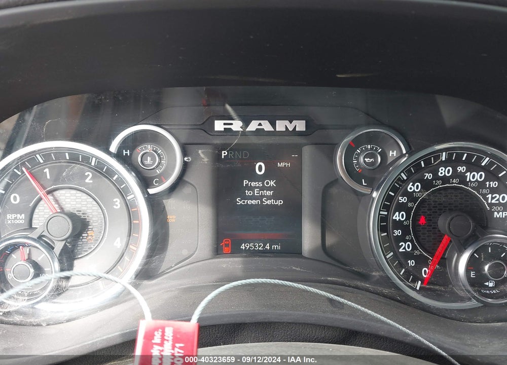 2023 RAM 2500 BIG HORN 4X4 8' BOX VIN: 3C6UR5JL9PG654151