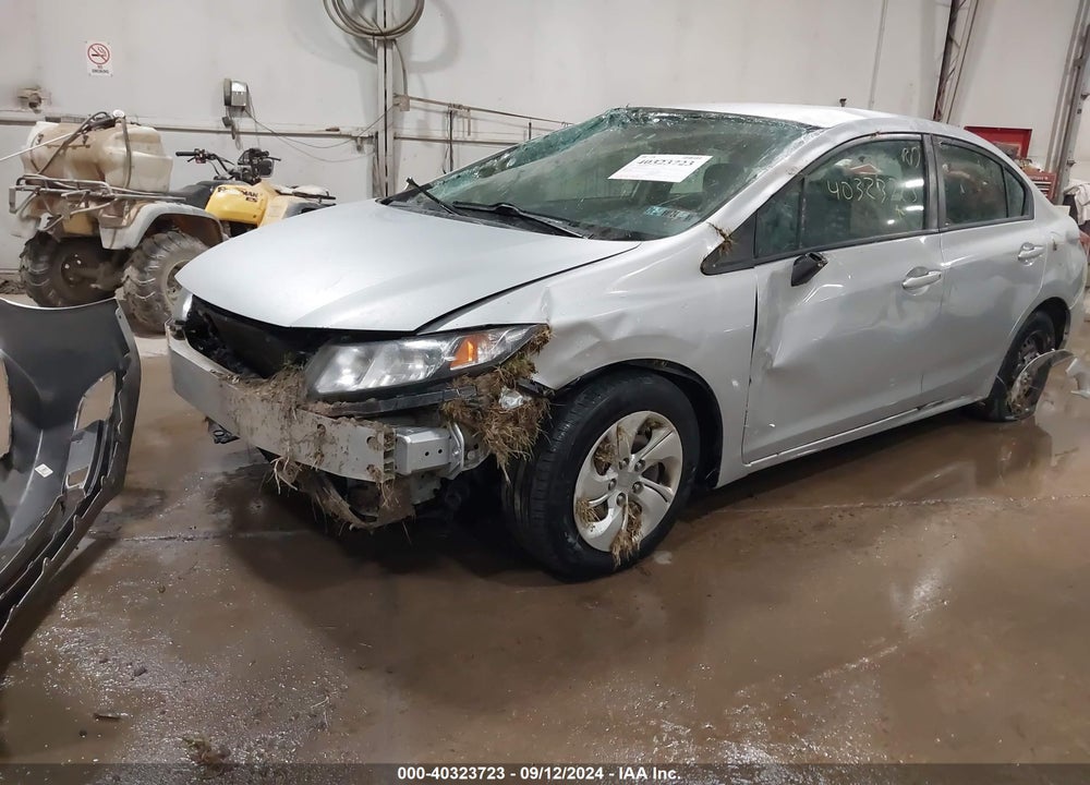 2013 HONDA CIVIC LX VIN: 2HGFB2F55DH579718
