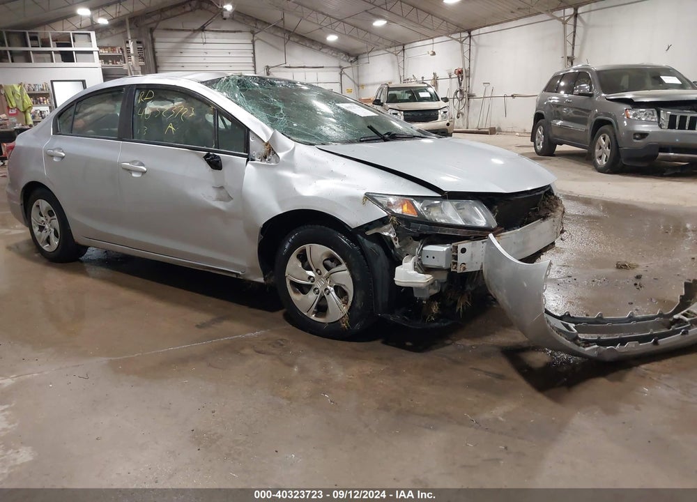 2013 HONDA CIVIC LX VIN: 2HGFB2F55DH579718