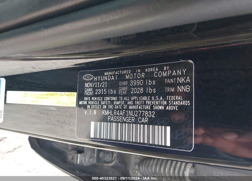 2022 HYUNDAI ELANTRA N LINE VIN: KMHLR4AF1NU277832