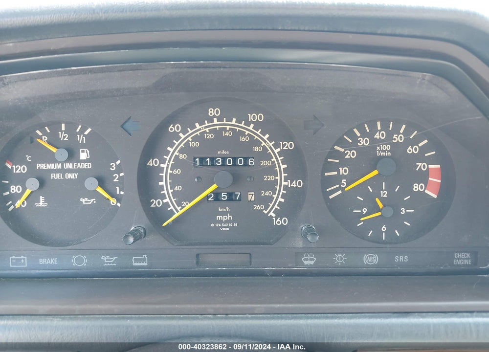 1991 MERCEDES-BENZ 300 CE VIN: WDBEA51D4MB340133