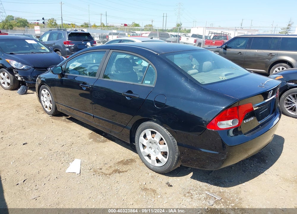 2009 HONDA CIVIC LX VIN: 2HGFA16599H363343