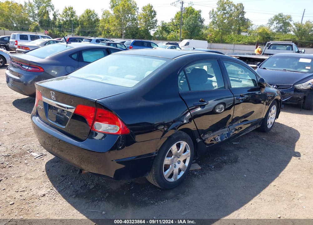 2009 HONDA CIVIC LX VIN: 2HGFA16599H363343