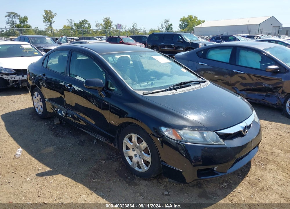 2009 HONDA CIVIC LX VIN: 2HGFA16599H363343
