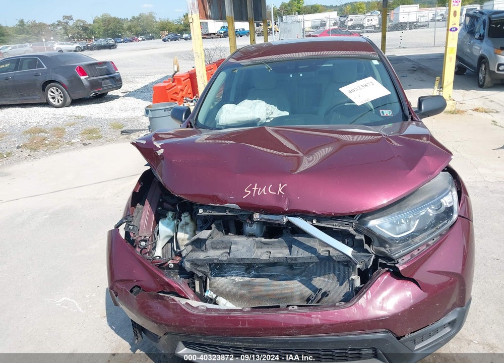2017 HONDA CR-V LX VIN: 2HKRW6H39HH221182