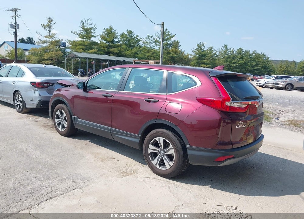 2017 HONDA CR-V LX VIN: 2HKRW6H39HH221182