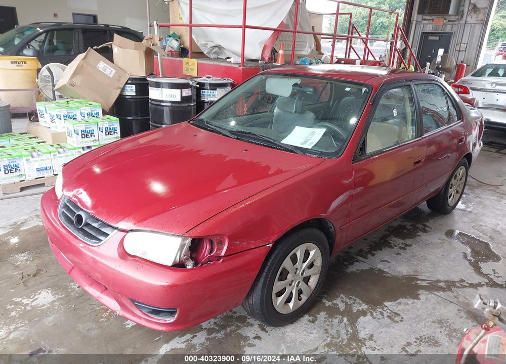 2001 TOYOTA COROLLA LE VIN: 2T1BR12E11C403618
