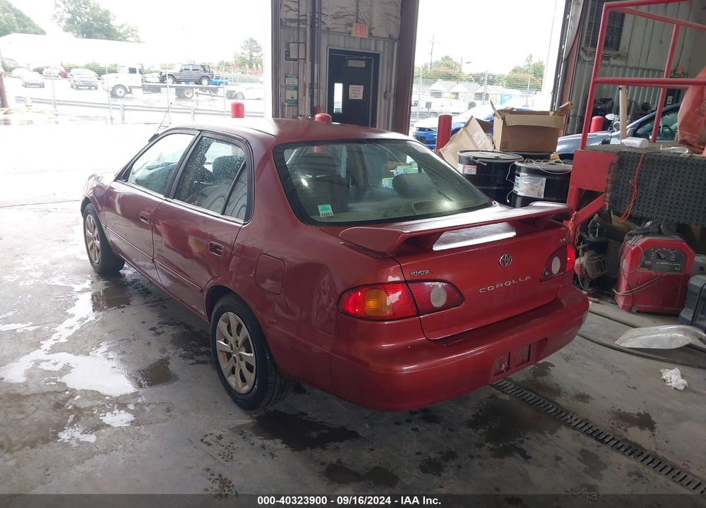 2001 TOYOTA COROLLA LE VIN: 2T1BR12E11C403618