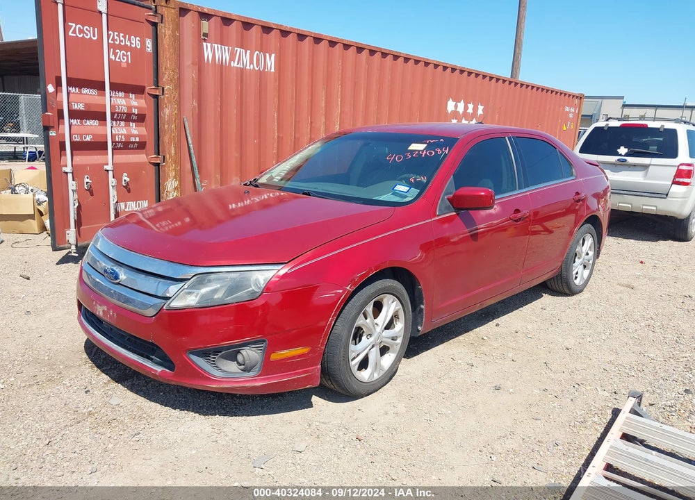 2012 FORD FUSION SE VIN: 3FAHP0HA0CR167562