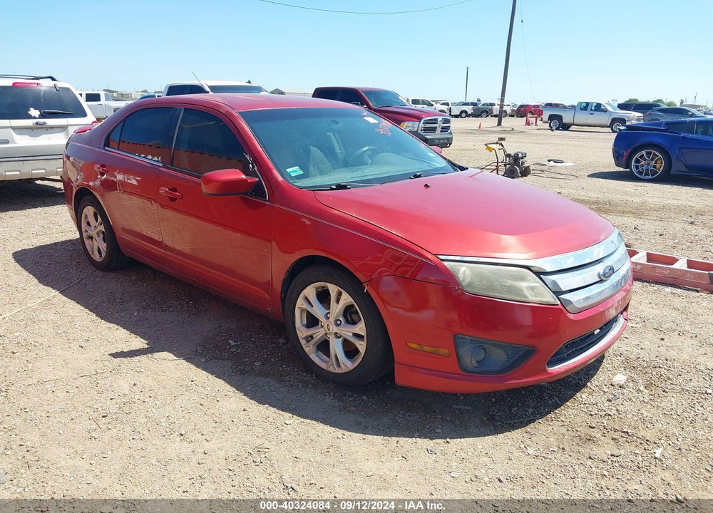2012 FORD FUSION SE VIN: 3FAHP0HA0CR167562