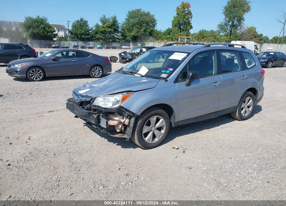 2016 SUBARU FORESTER VIN: JF2SJABC1GH445413