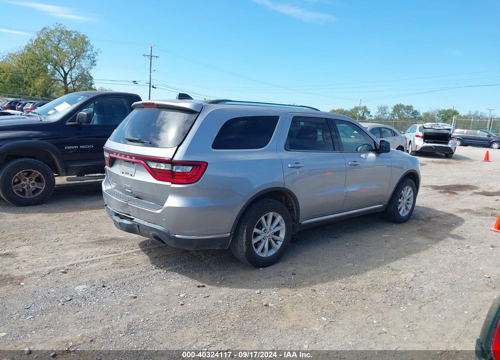 2014 DODGE DURANGO SXT VIN: 1C4RDJAG5EC374722