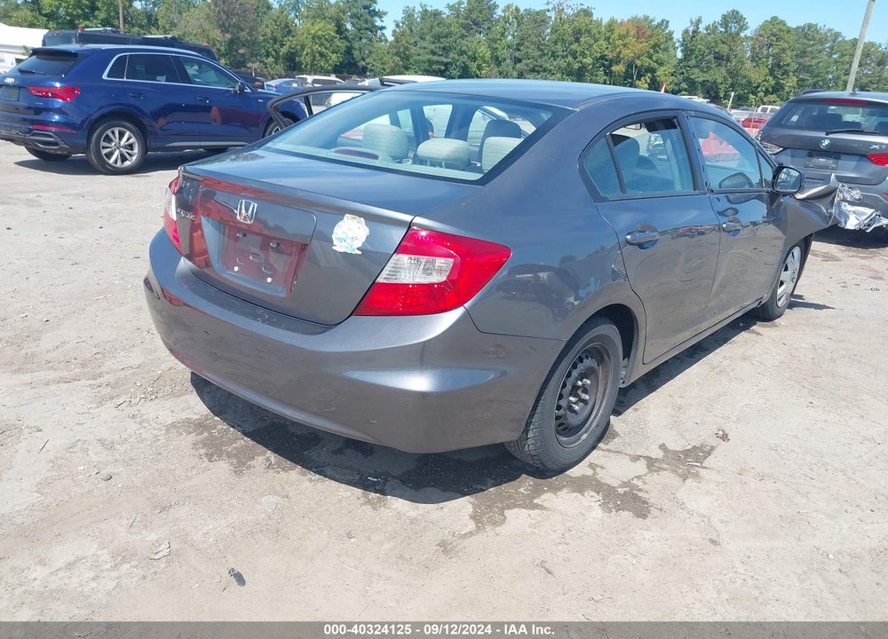 2012 HONDA CIVIC LX VIN: 19XFB2F55CE392293