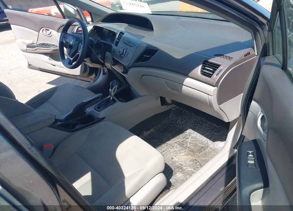 2012 HONDA CIVIC LX VIN: 19XFB2F55CE392293