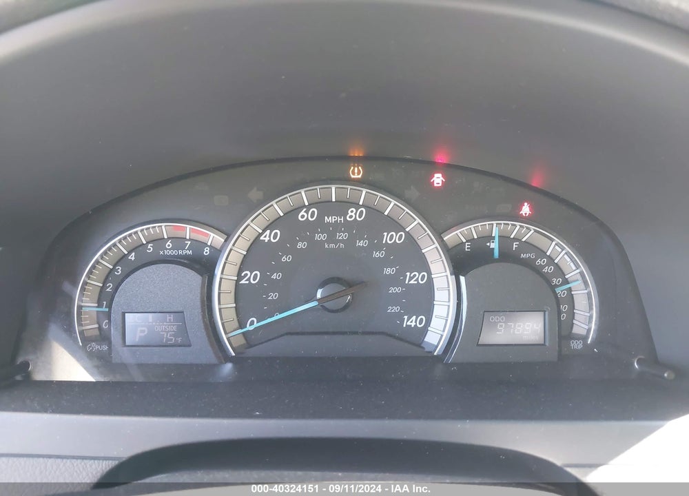2012 TOYOTA CAMRY SE VIN: 4T1BF1FK3CU087553