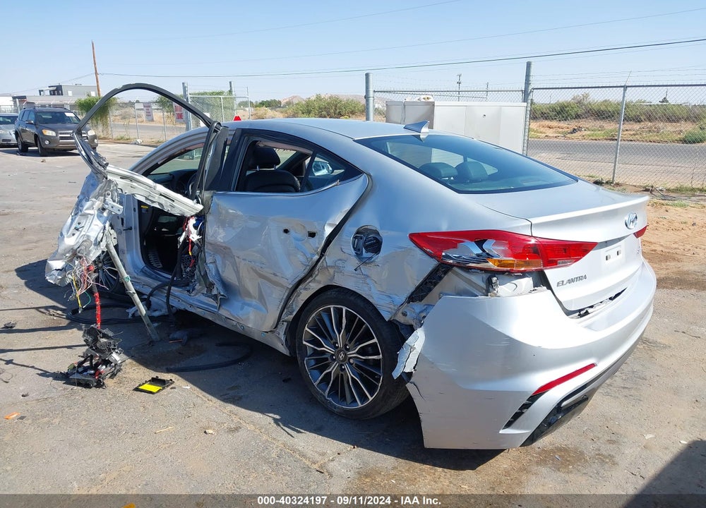 2018 HYUNDAI ELANTRA SPORT VIN: KMHD04LB8JU534231