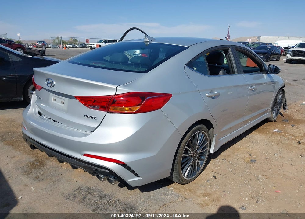 2018 HYUNDAI ELANTRA SPORT VIN: KMHD04LB8JU534231