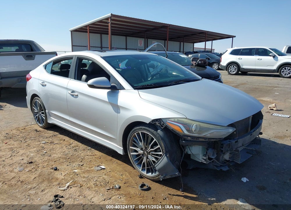 2018 HYUNDAI ELANTRA SPORT VIN: KMHD04LB8JU534231