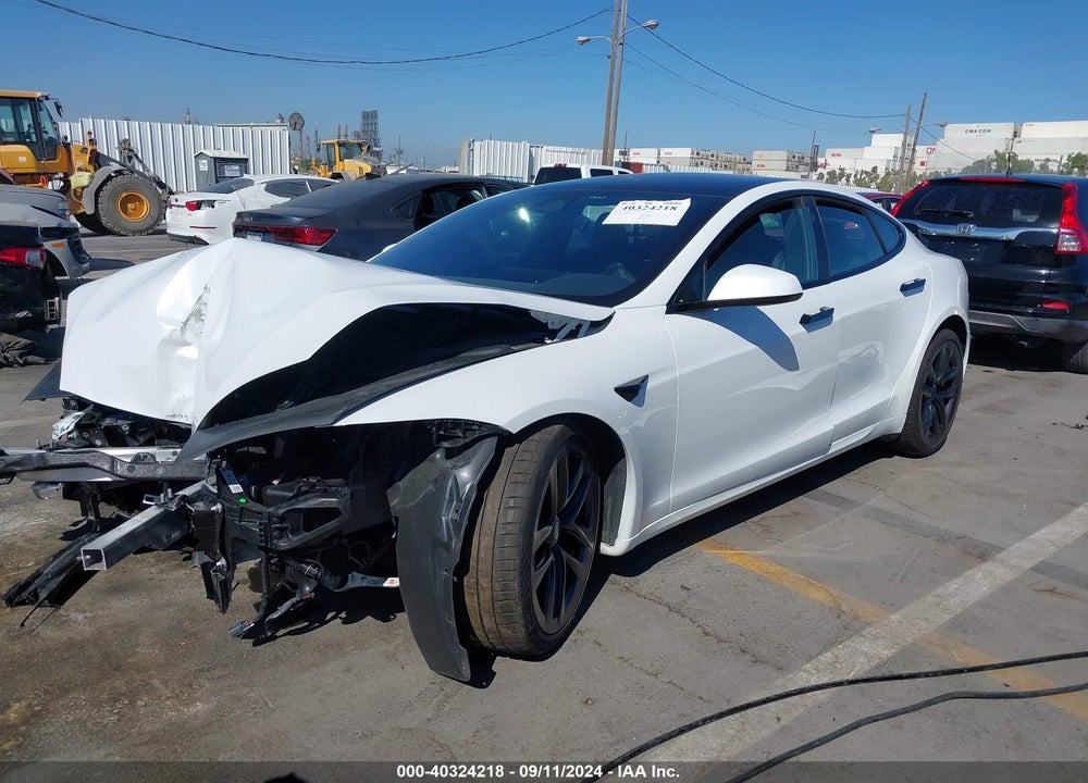 2022 TESLA MODEL S DUAL MOTOR ALL-WHEEL DRIVE VIN: 5YJSA1E53NF492371