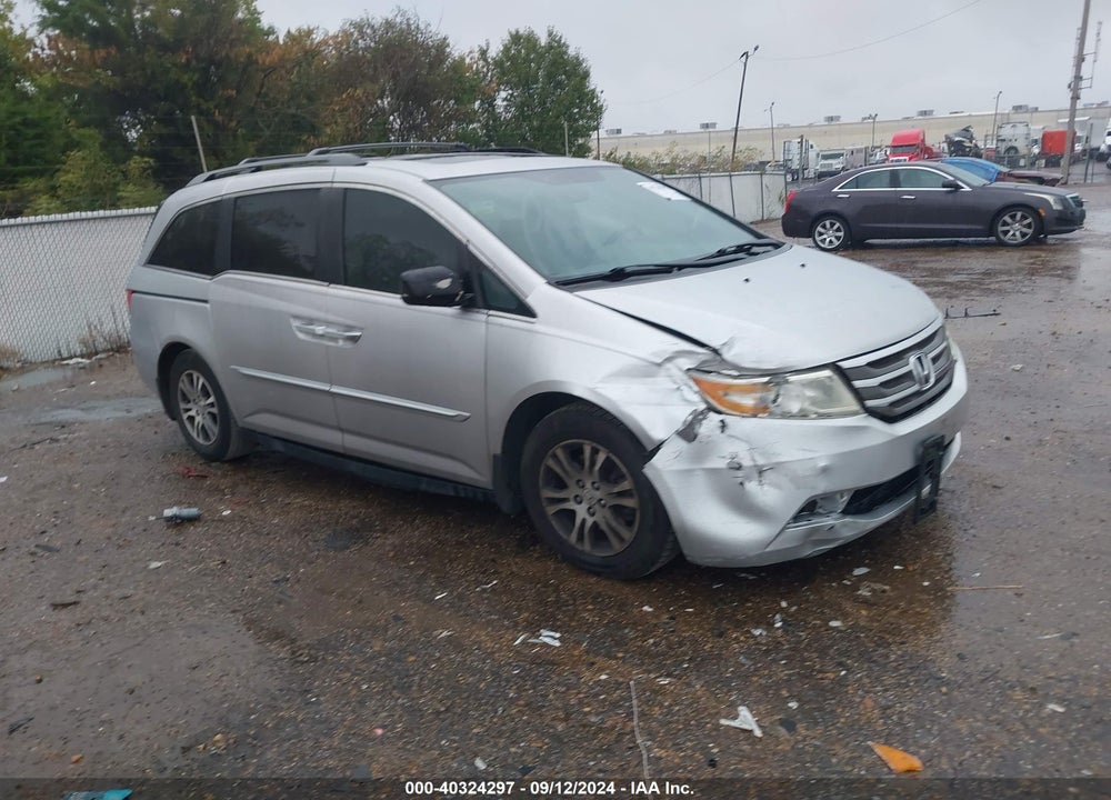 2013 HONDA ODYSSEY EX-L VIN: 5FNRL5H66DB067245