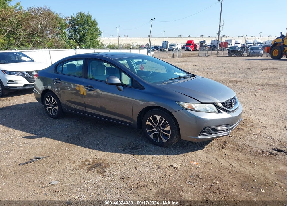 2013 HONDA CIVIC EX VIN: 19XFB2F87DE066040
