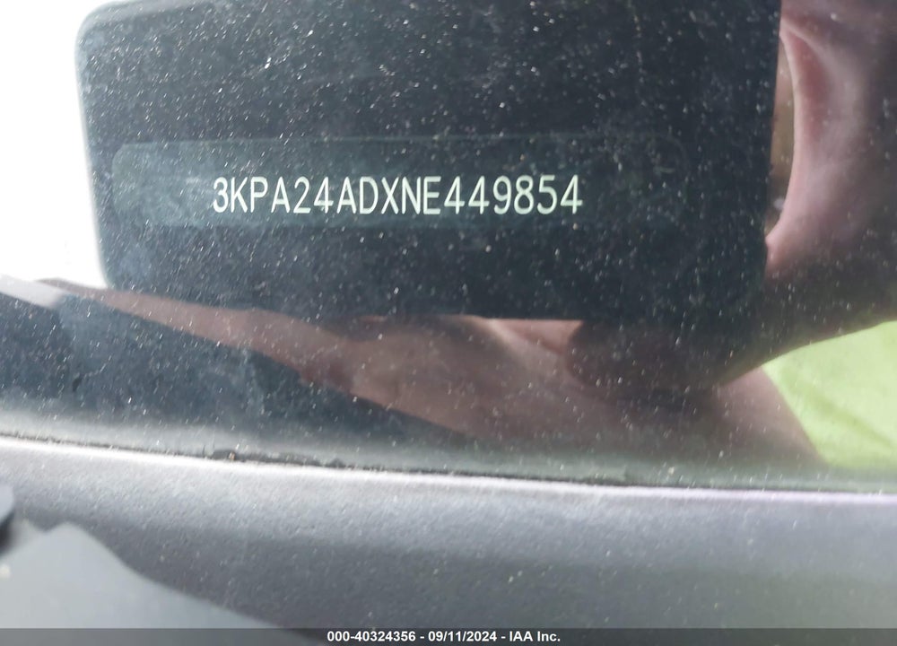 2022 KIA RIO S VIN: 3KPA24ADXNE449854