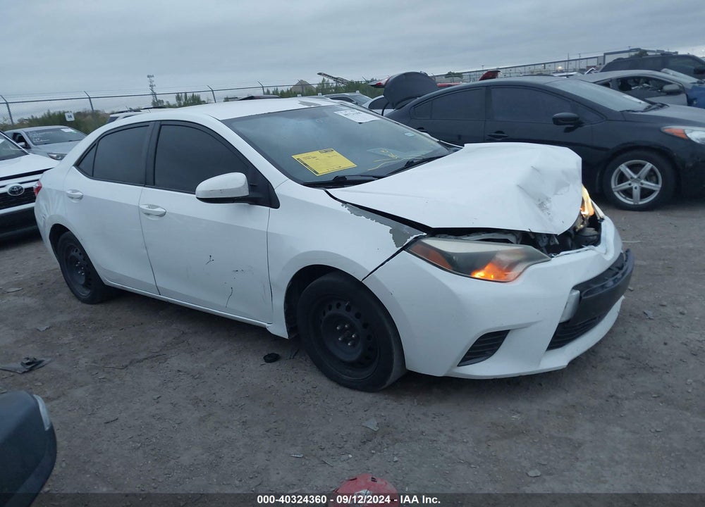 2015 TOYOTA COROLLA LE VIN: 5YFBURHE9FP244262