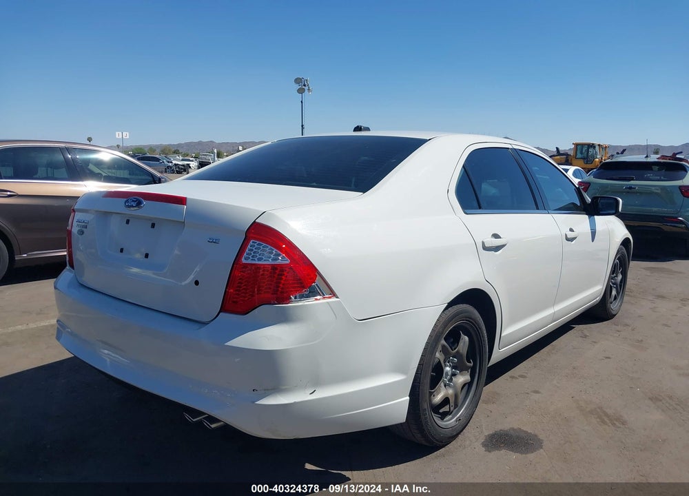2010 FORD FUSION SE VIN: 3FAHP0HA1AR255288