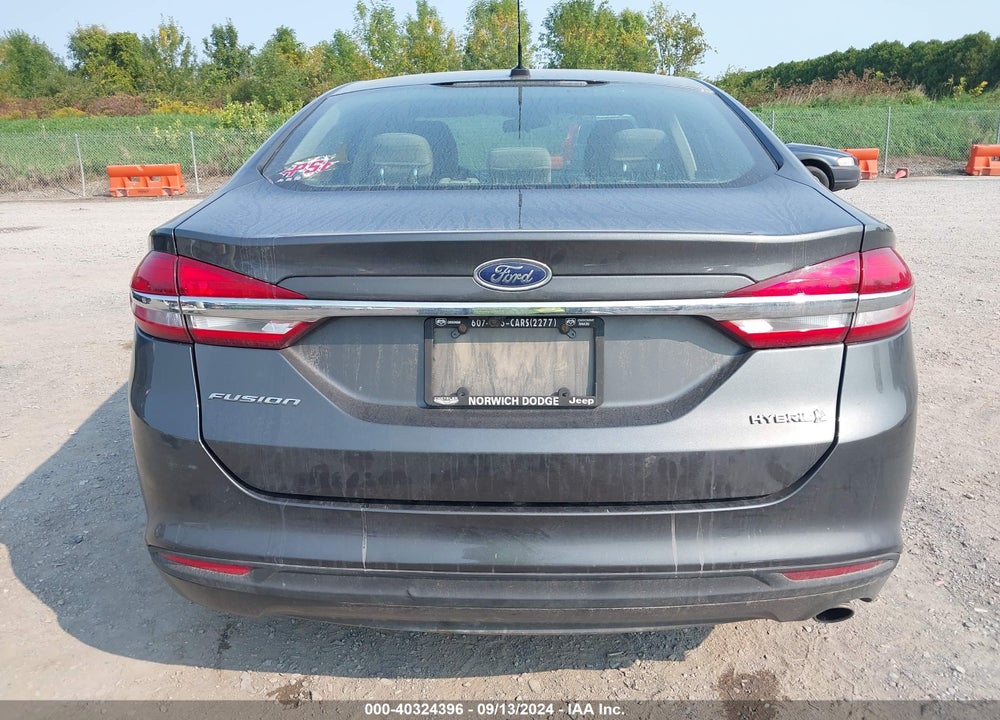 2018 FORD FUSION HYBRID S VIN: 3FA6P0UU6JR143951
