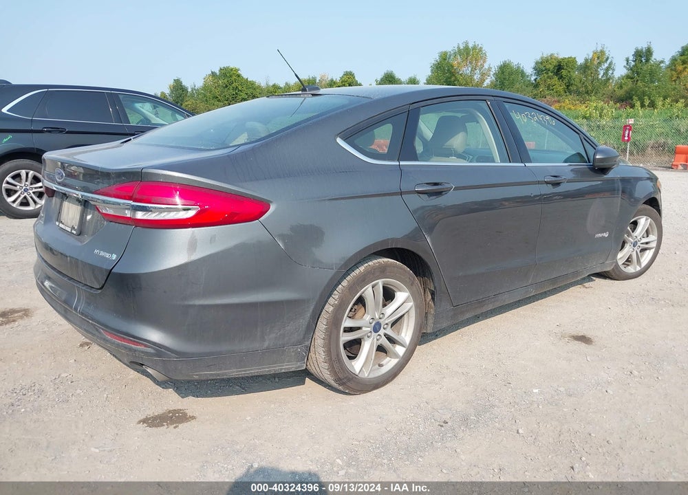 2018 FORD FUSION HYBRID S VIN: 3FA6P0UU6JR143951