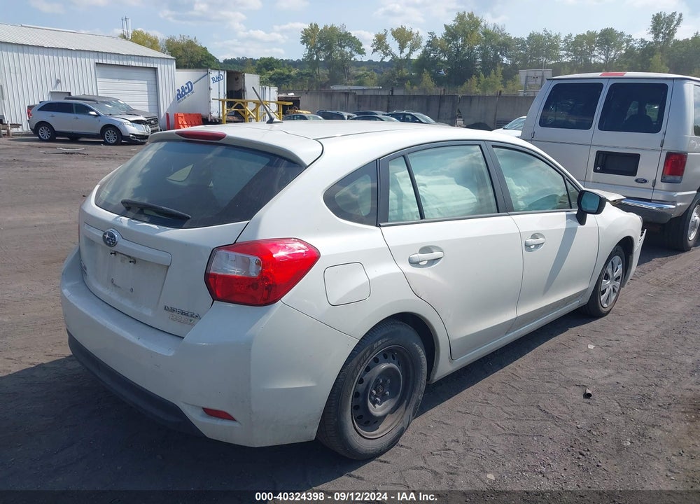 2016 SUBARU IMPREZA 2.0I VIN: JF1GPAA64G8239670