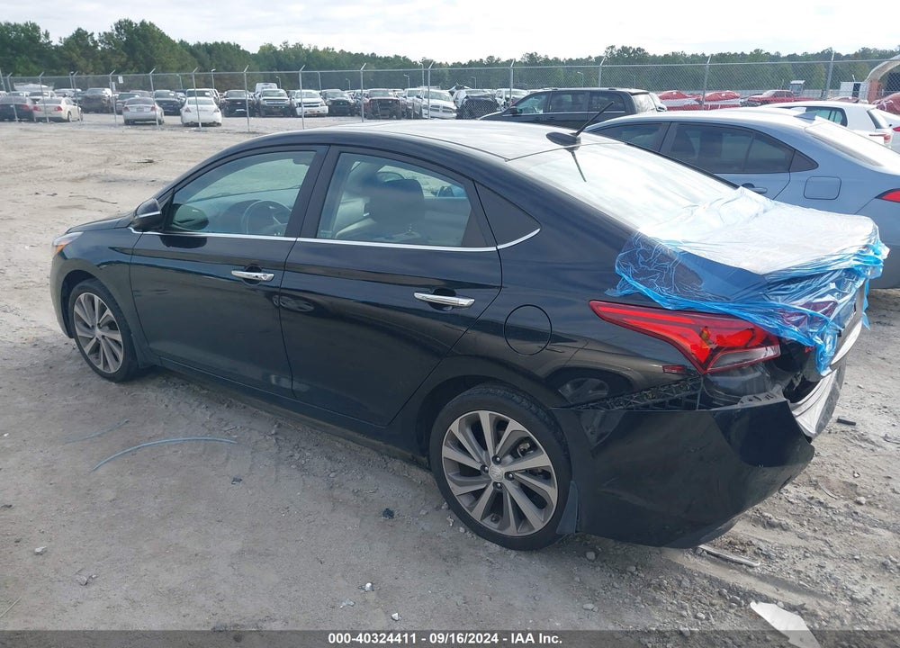 2021 HYUNDAI ACCENT LIMITED VIN: 3KPC34A62ME135542