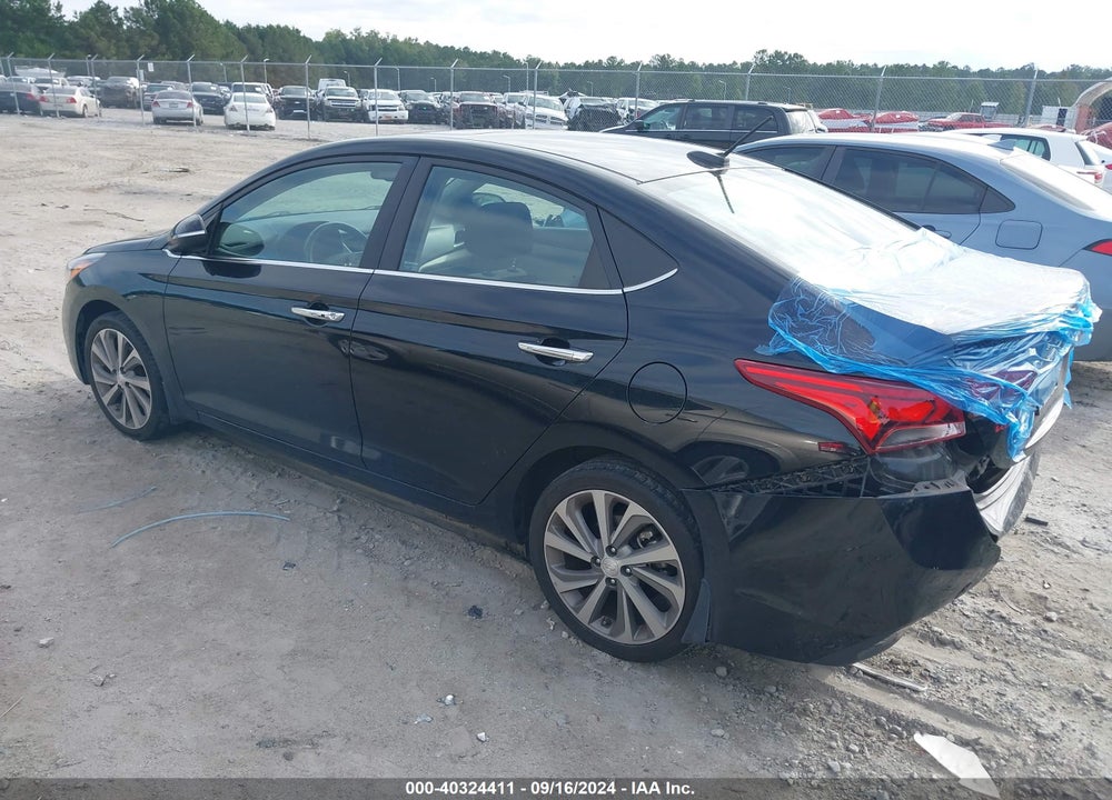 2021 HYUNDAI ACCENT LIMITED VIN: 3KPC34A62ME135542