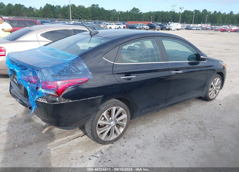 2021 HYUNDAI ACCENT LIMITED VIN: 3KPC34A62ME135542
