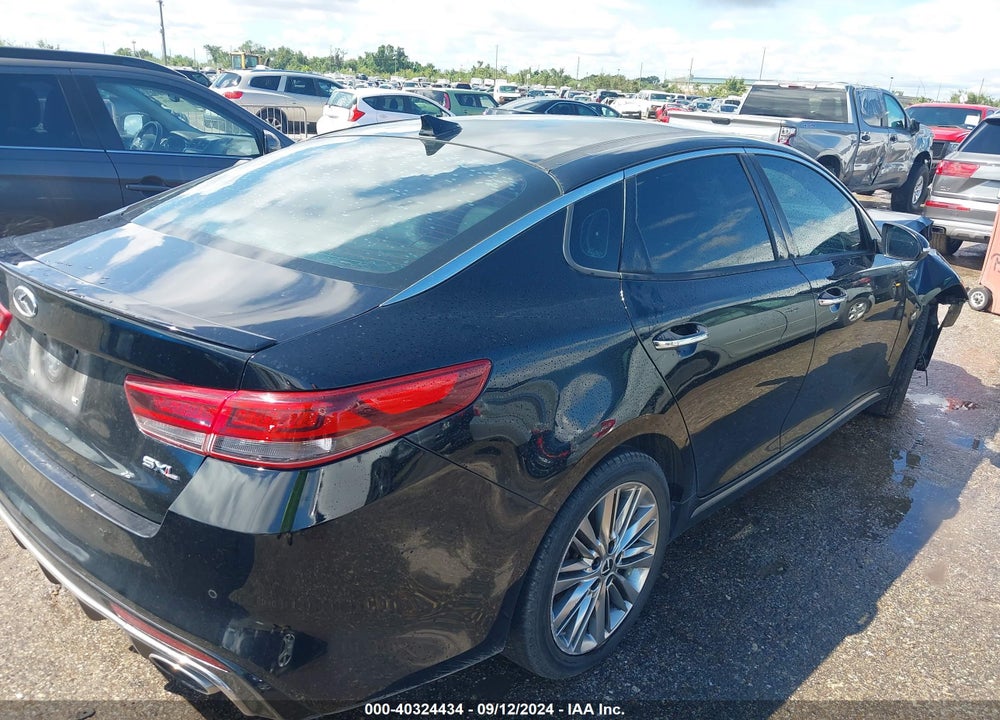 2016 KIA OPTIMA SXL TURBO VIN: 5XXGV4L22GG120816