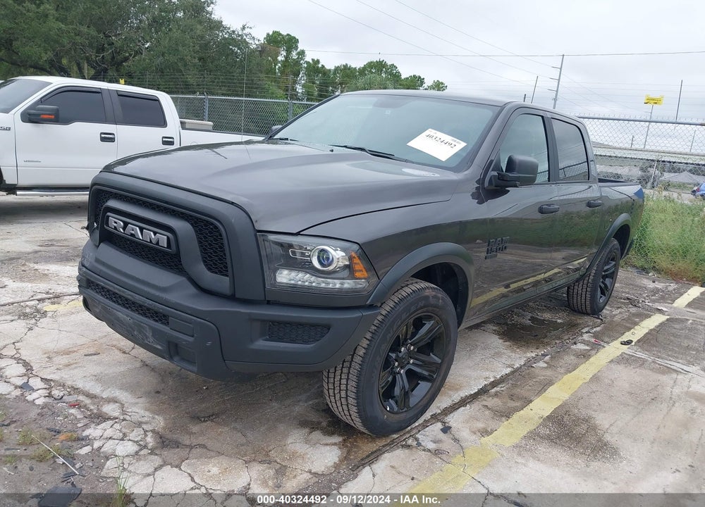 2024 RAM 1500 CLASSIC WARLOCK 4X2 5'7 BOX VIN: 1C6RR6LG4RS123348